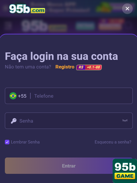 95b.com experimente premiado jogo